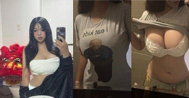 Большая грудь обернута вместе