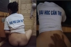 Раскрытие сексуального клипа Хоши Мин Национальный университет города очень горячий