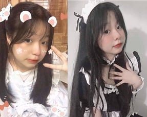 Nguyen thi khanh thi доволен своим любовником в секретном ночном отеле